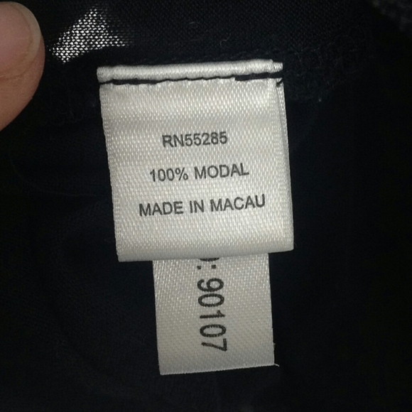 Express Sheer Black Tee with Front Pocket Size XS - Picture 6 of 9